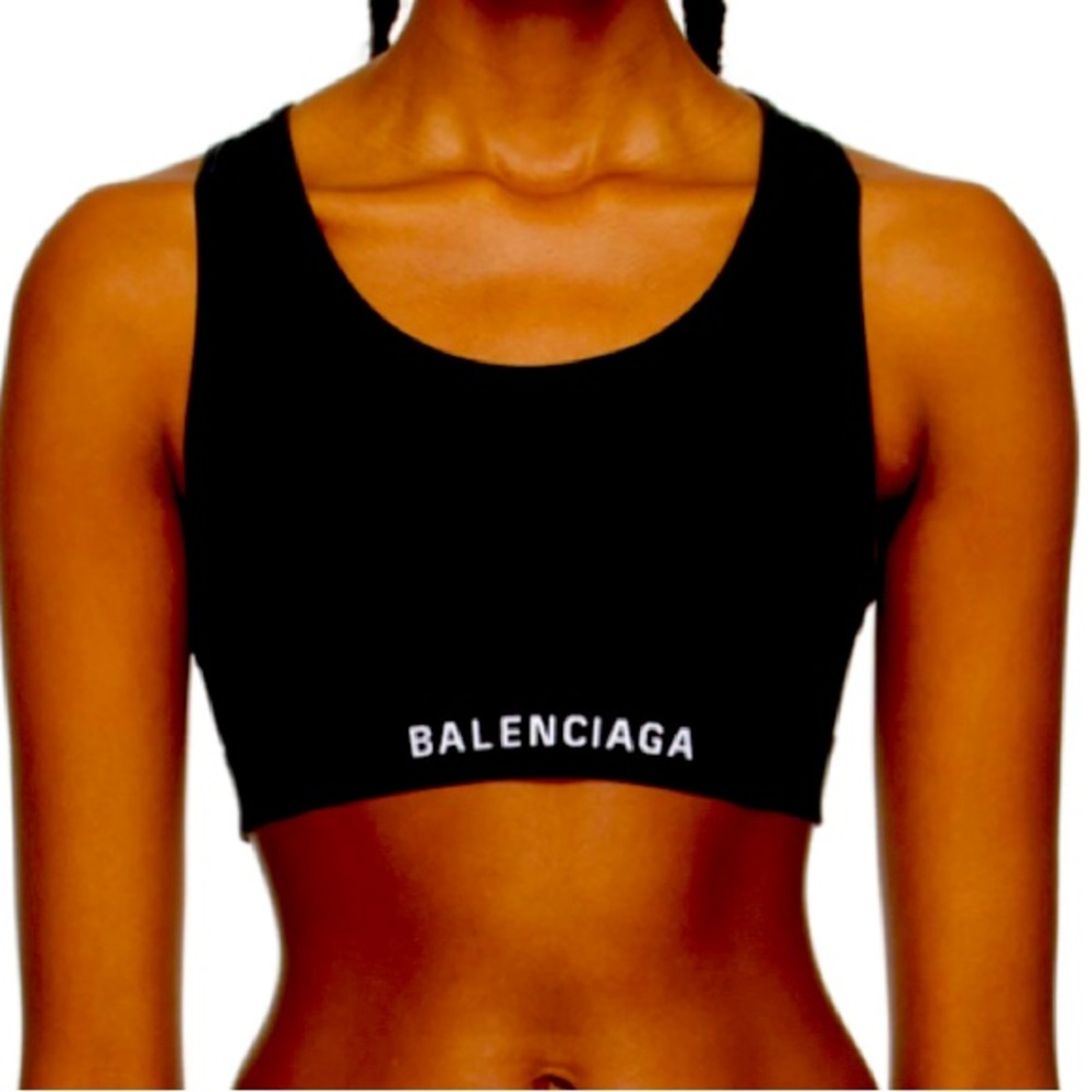 Balenciaga sports bra, size free, no tags, never worn.